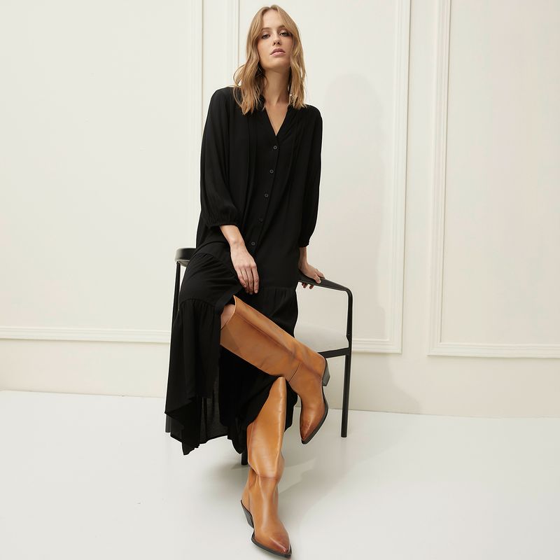 BASEMENT - Vestido Midi Mujer Basement