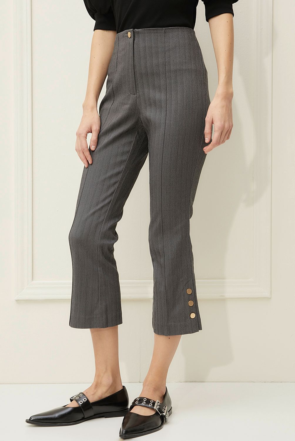 BASEMENT - Pantalón Boot Cut Mujer Basement