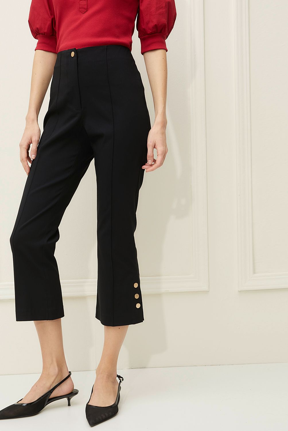 BASEMENT - Pantalón Boot Cut Mujer Basement