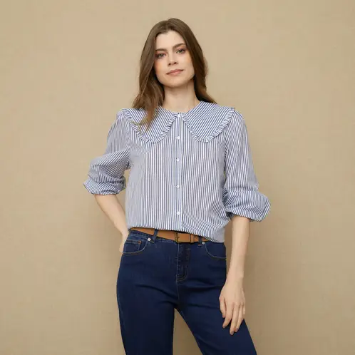 UNIVERSITY CLUB - Blusa Manga Larga Mujer