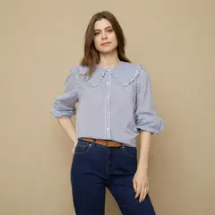 UNIVERSITY CLUB - Blusa Manga Larga Mujer