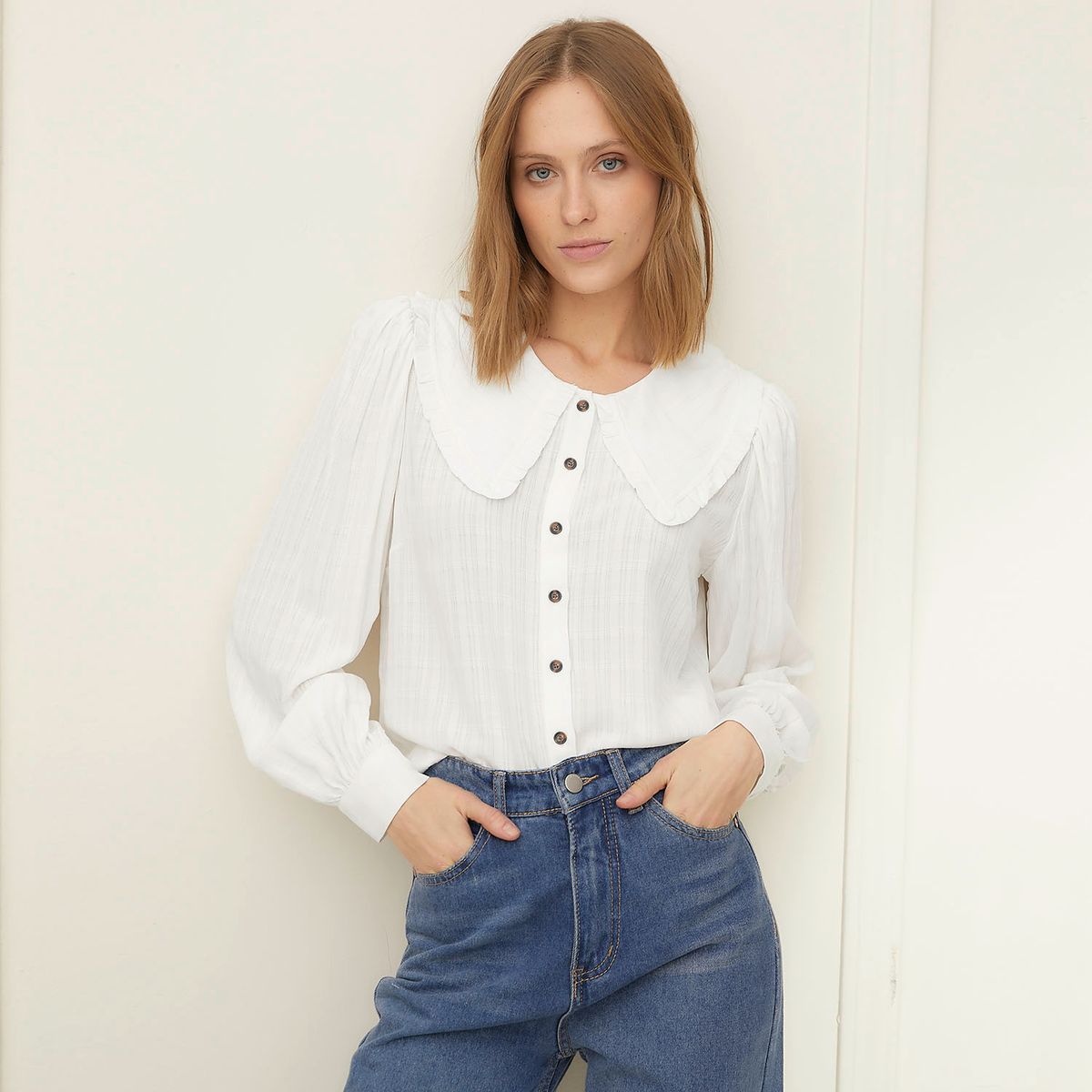 BASEMENT - Blusa Manga Larga Mujer Basement