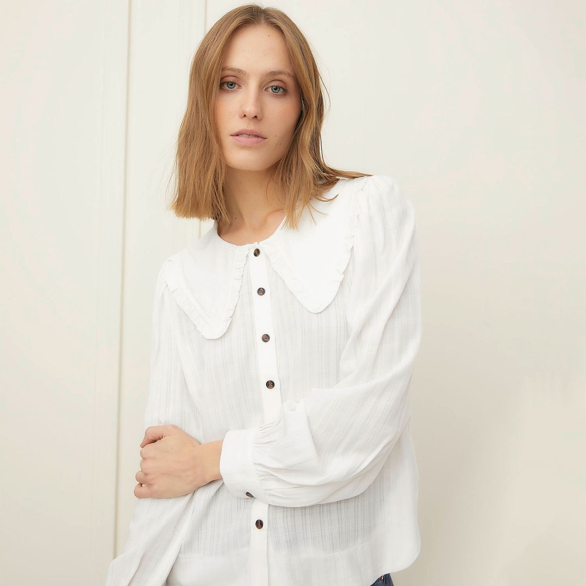 BASEMENT - Blusa Manga Larga Mujer Basement