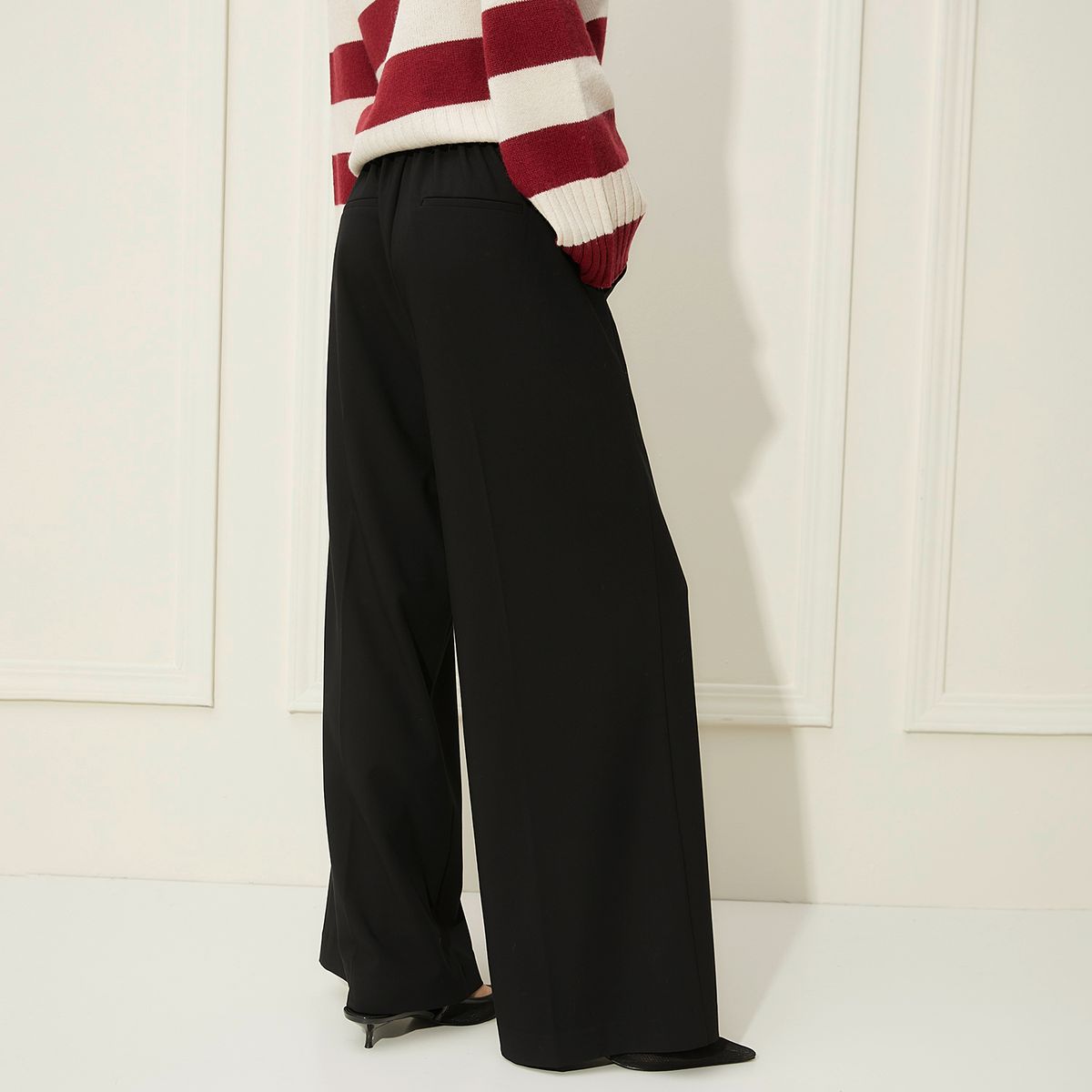 BASEMENT - Pantalón Tiro Alto Mujer Basement