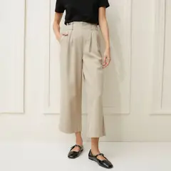 BASEMENT - Jeans Culotte Tiro Medio Mujer