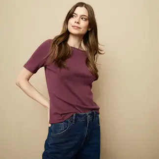 UNIVERSITY CLUB - Polera Manga Corta Algodón Mujer