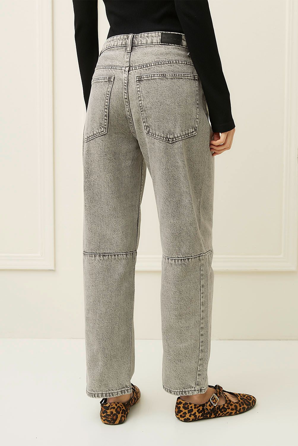 BASEMENT - Jeans Baggy Tiro Medio Mujer Basement