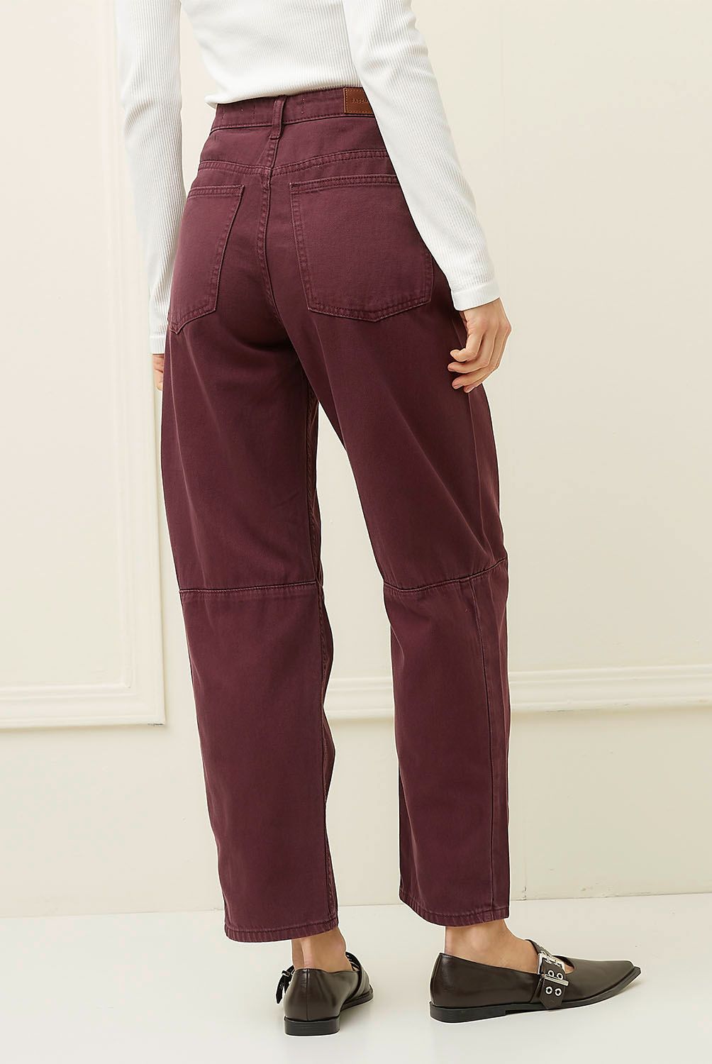 BASEMENT - Jeans Baggy Tiro Medio Mujer Basement