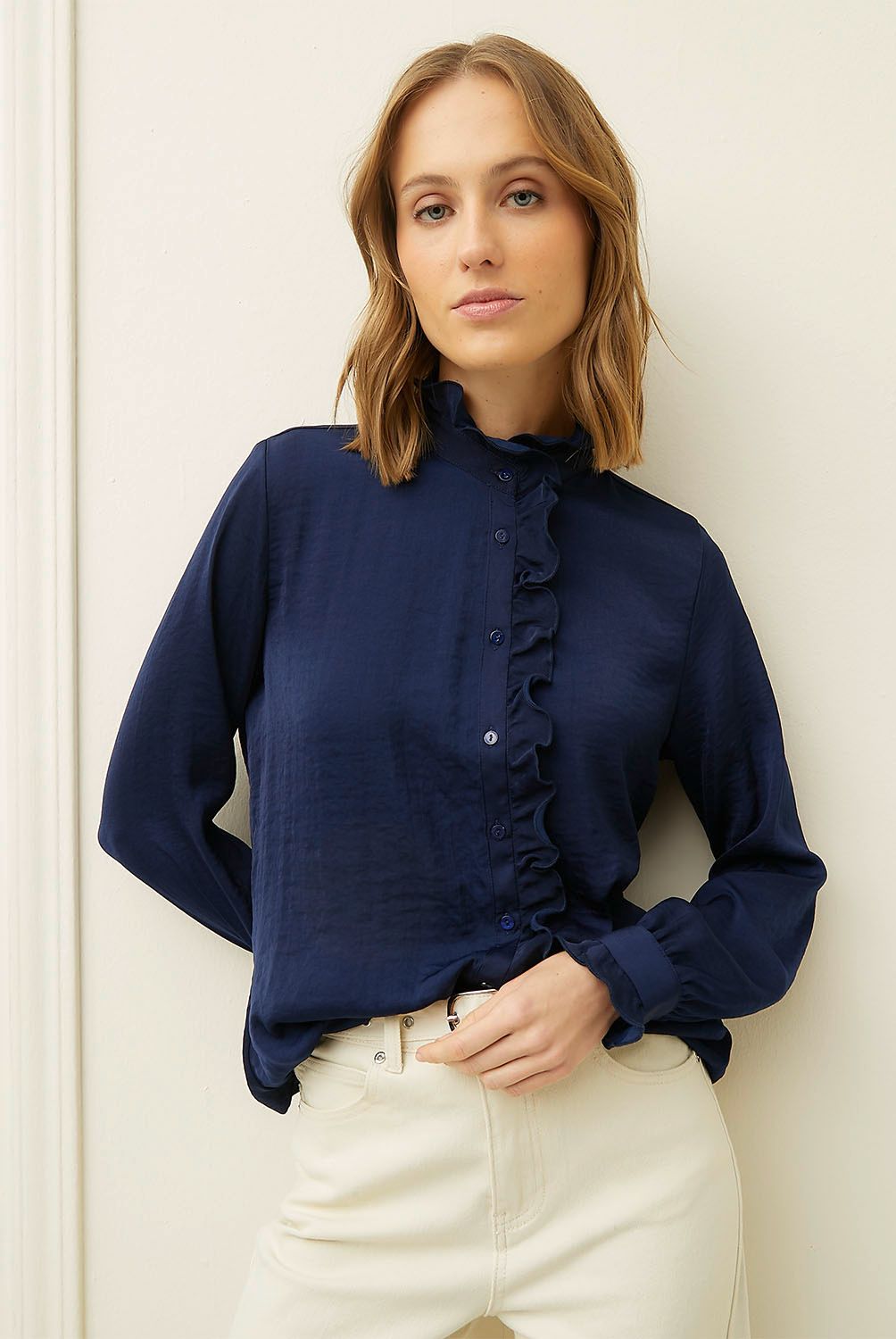 BASEMENT - Blusa Manga Larga  Mujer Basement