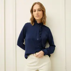 BASEMENT - Blusa Manga Larga Mujer