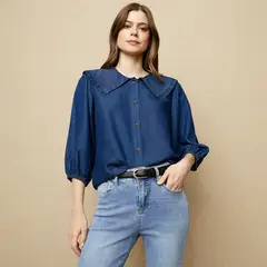 UNIVERSITY CLUB - Blusa Lyocell Mujer