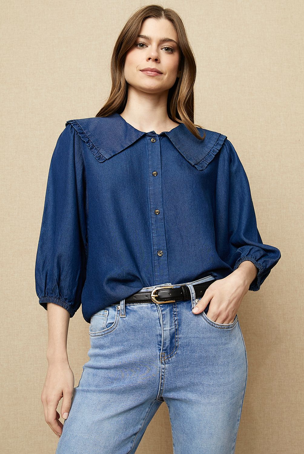 UNIVERSITY CLUB - Blusa Lyocell Mujer University Club