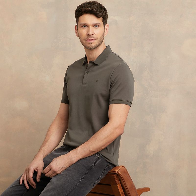 WOLF&HANK - Polera Manga Corta Cuello Polo Algodón Hombre Wolf&Hank