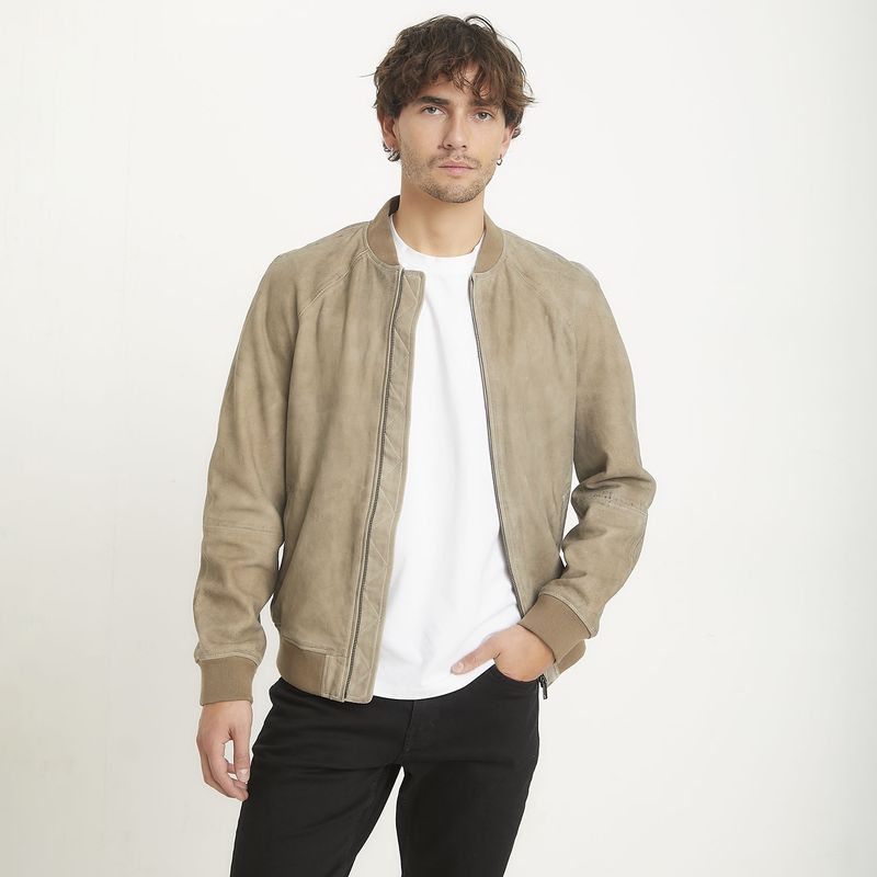 WOLF&HANK - Chaqueta De Cuero Hombre Wolf&Hank
