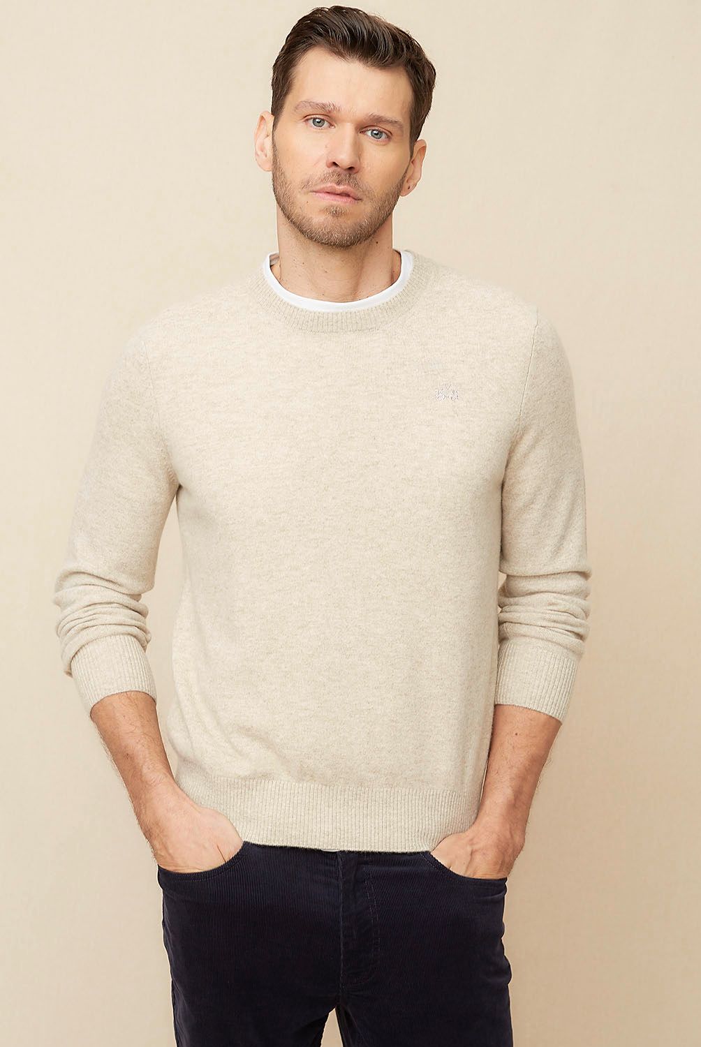 LA MARTINA - Sweater Manga Larga Cachemira Hombre La Martina