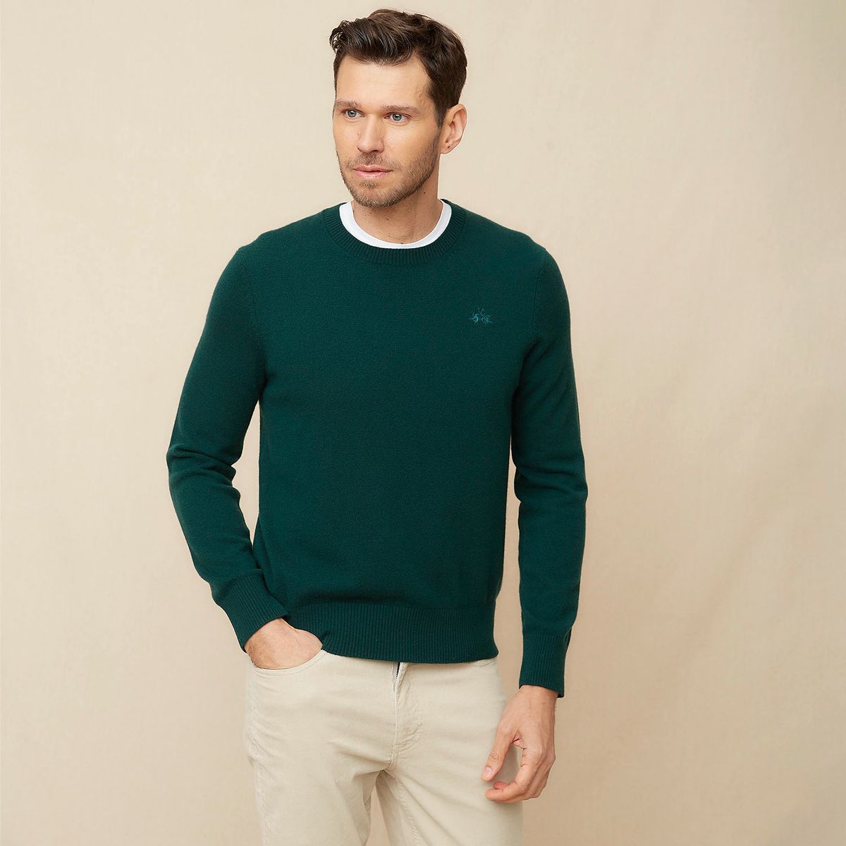 LA MARTINA - Sweater Manga Larga Cachemira Hombre La Martina