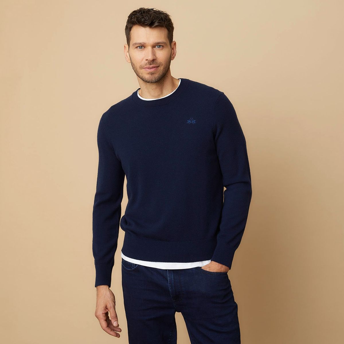 LA MARTINA - Sweater Manga Larga Cachemira Hombre La Martina