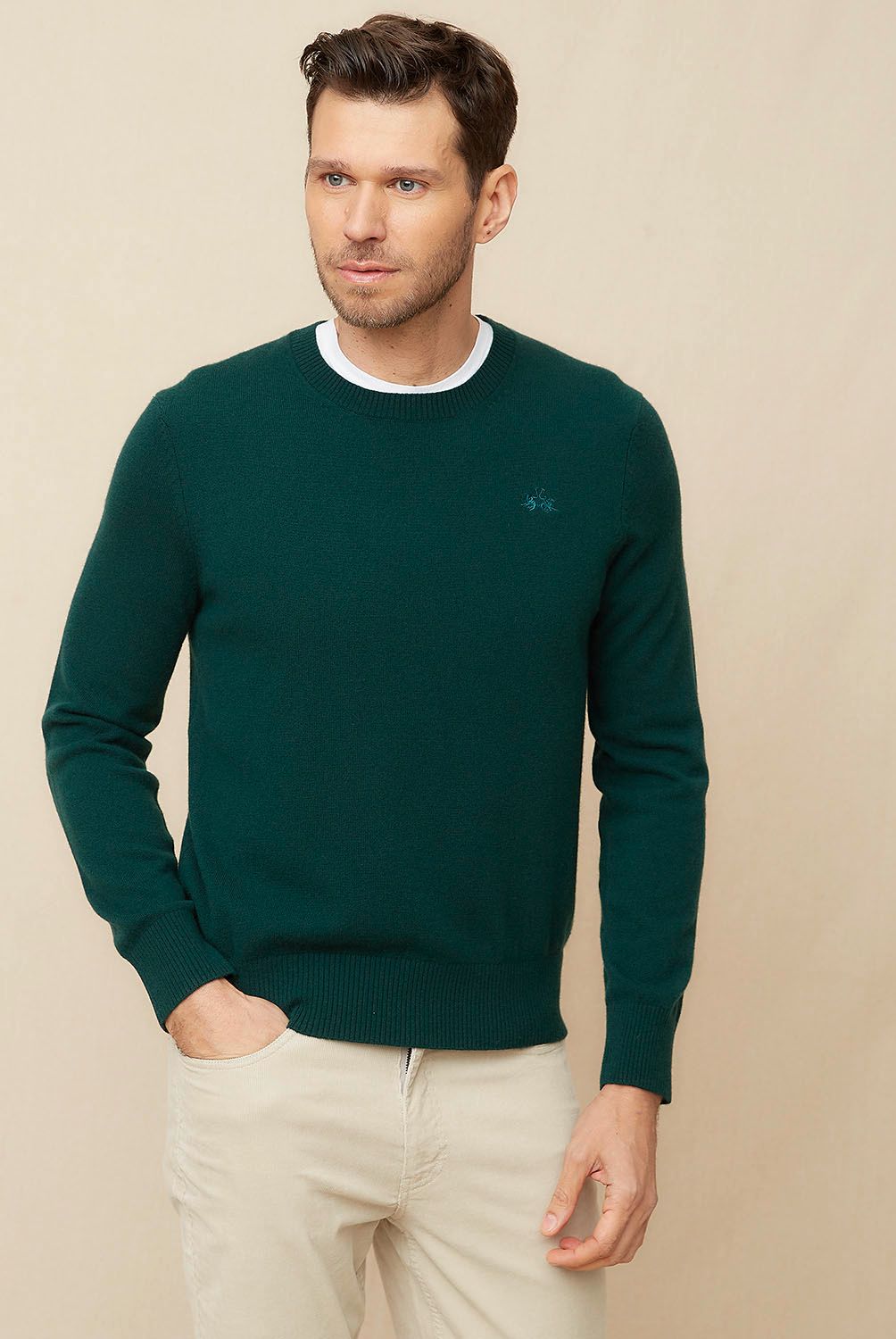 LA MARTINA - Sweater Manga Larga Cachemira Hombre La Martina