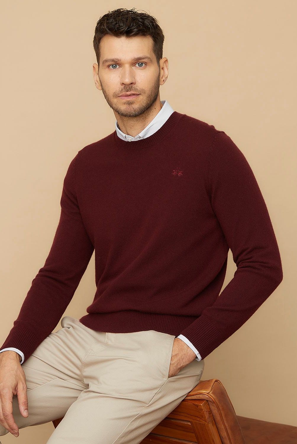 LA MARTINA - Sweater Manga Larga Cachemira Hombre La Martina