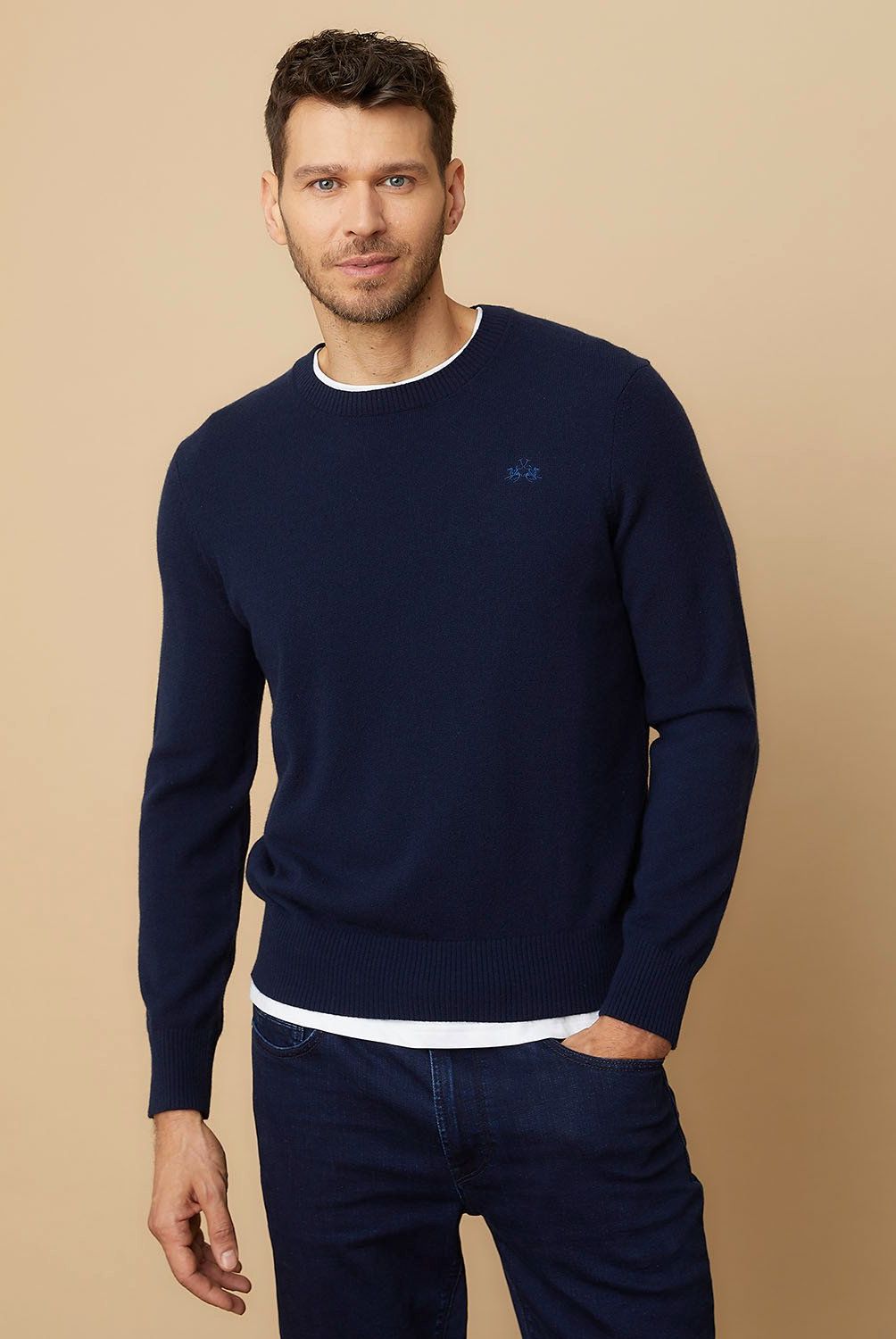 LA MARTINA - Sweater Manga Larga Cachemira Hombre La Martina
