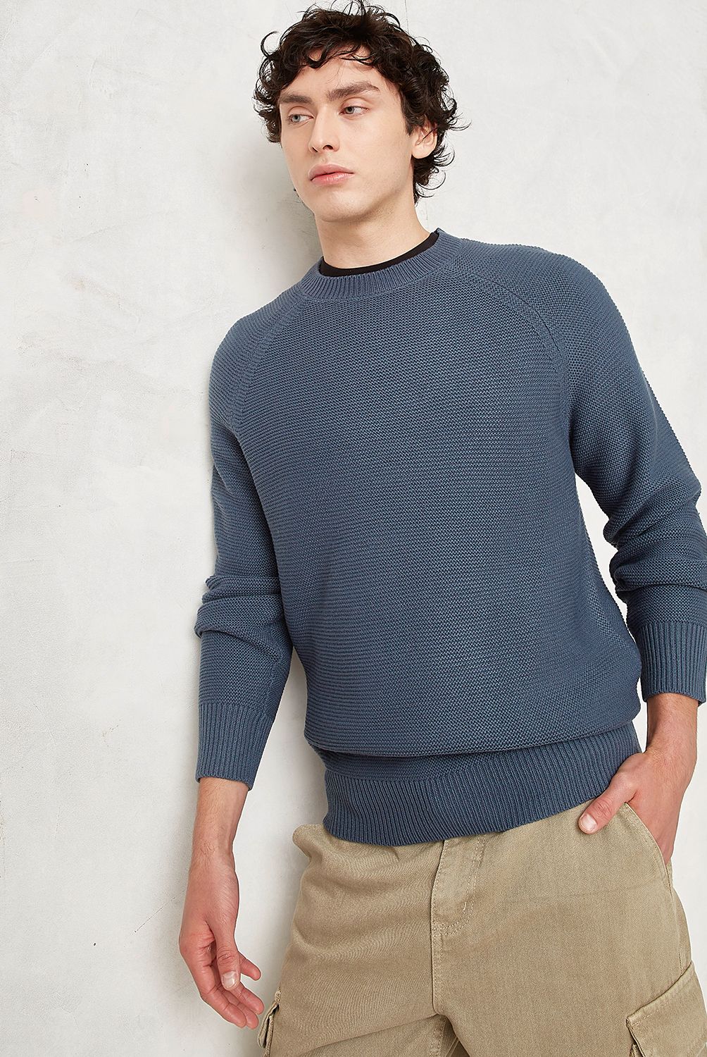 BEARCLIFF - Sweater Manga Larga Hombre Bearcliff