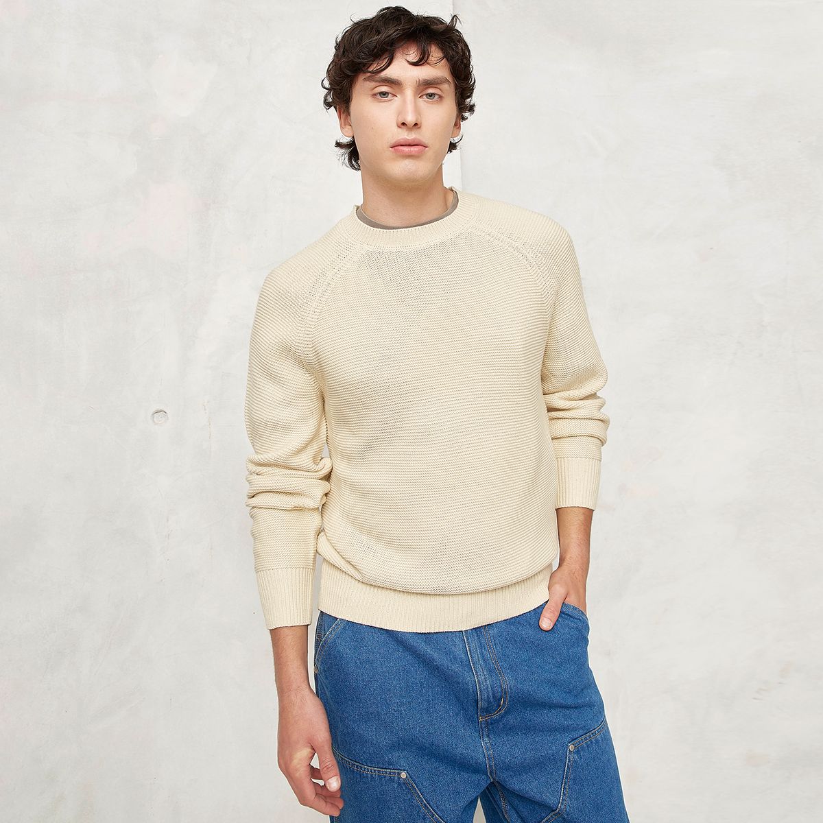 BEARCLIFF - Sweater Manga Larga Hombre Bearcliff