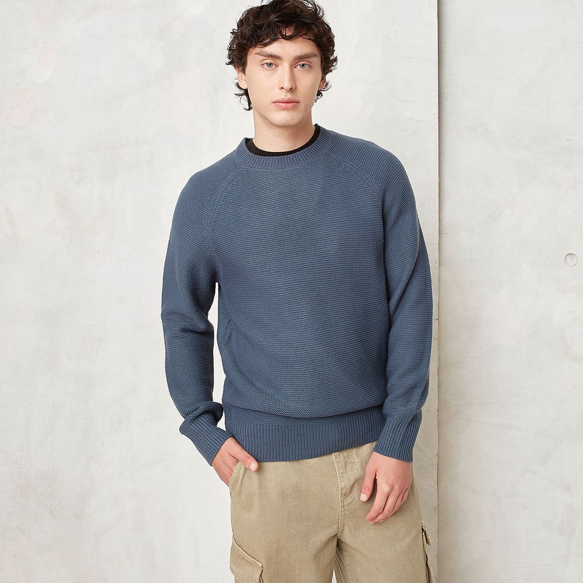 BEARCLIFF - Sweater Manga Larga Hombre Bearcliff