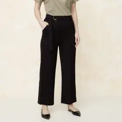 S COCCI - Pantalón Recto Tiro Medio Mujer