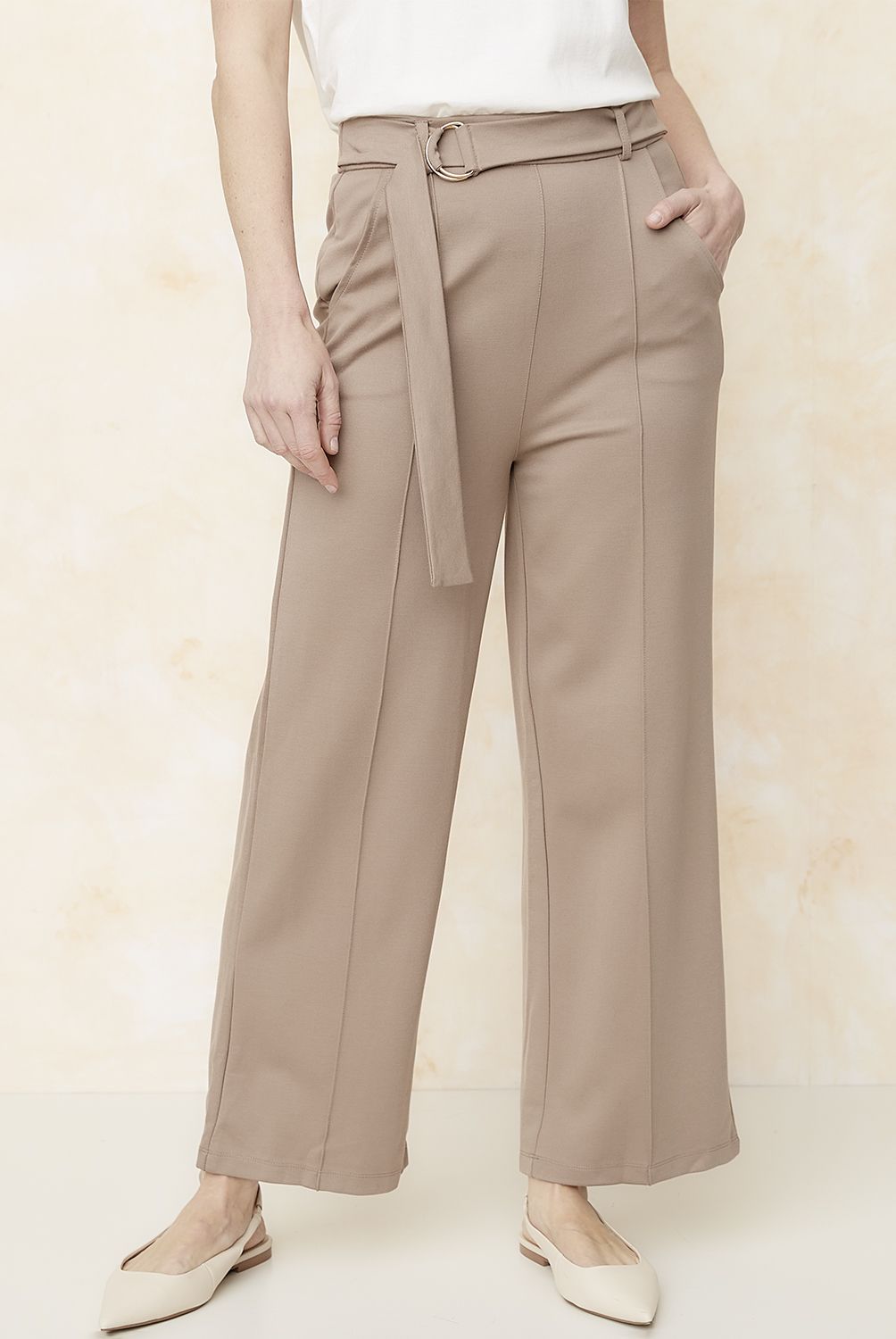 S COCCI - Pantalón Recto Tiro Medio Mujer S Cocci