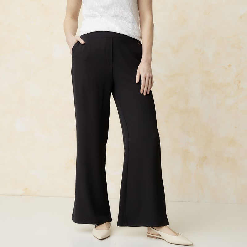 S COCCI - Pantalón Palazzo Tiro Medio Mujer S Cocci