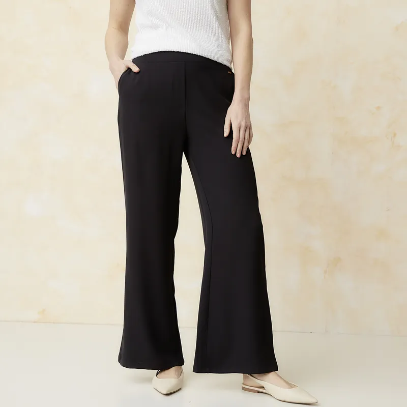 S COCCI - Pantalón Palazzo Tiro Medio Mujer S Cocci