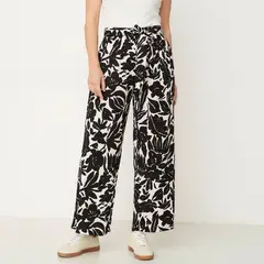 NEWPORT - Pantalón Culotte Tiro Alto Mujer