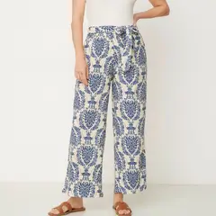 NEWPORT - Pantalón Culotte Tiro Alto Mujer
