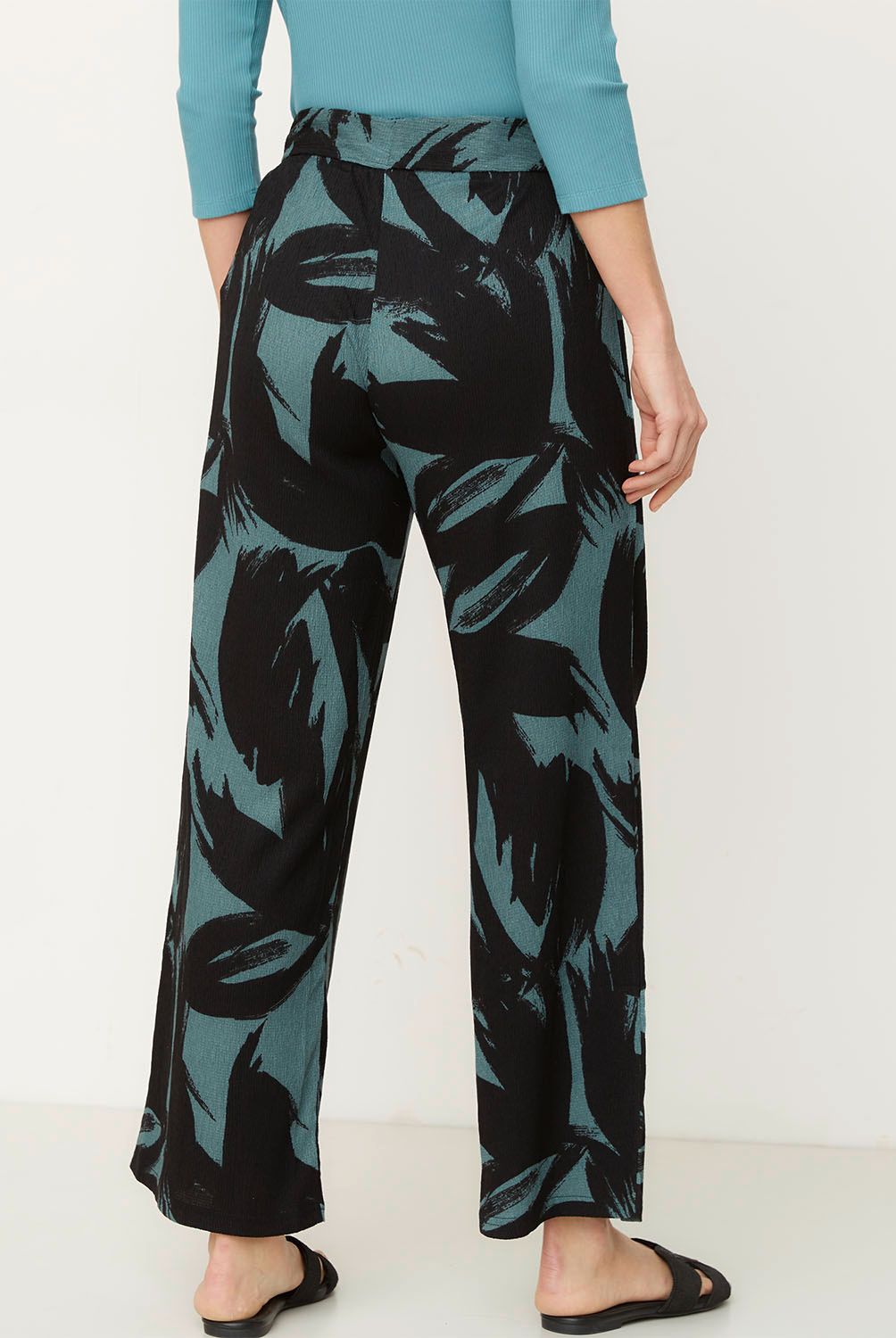 NEWPORT - Pantalón Culotte Tiro Alto Mujer Newport