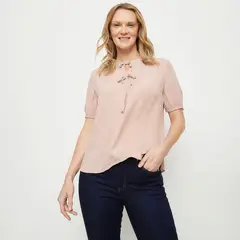 NEWPORT - Blusa Manga Corta Mujer