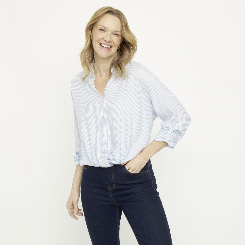 NEWPORT - Blusa Manga Larga Mujer Newport