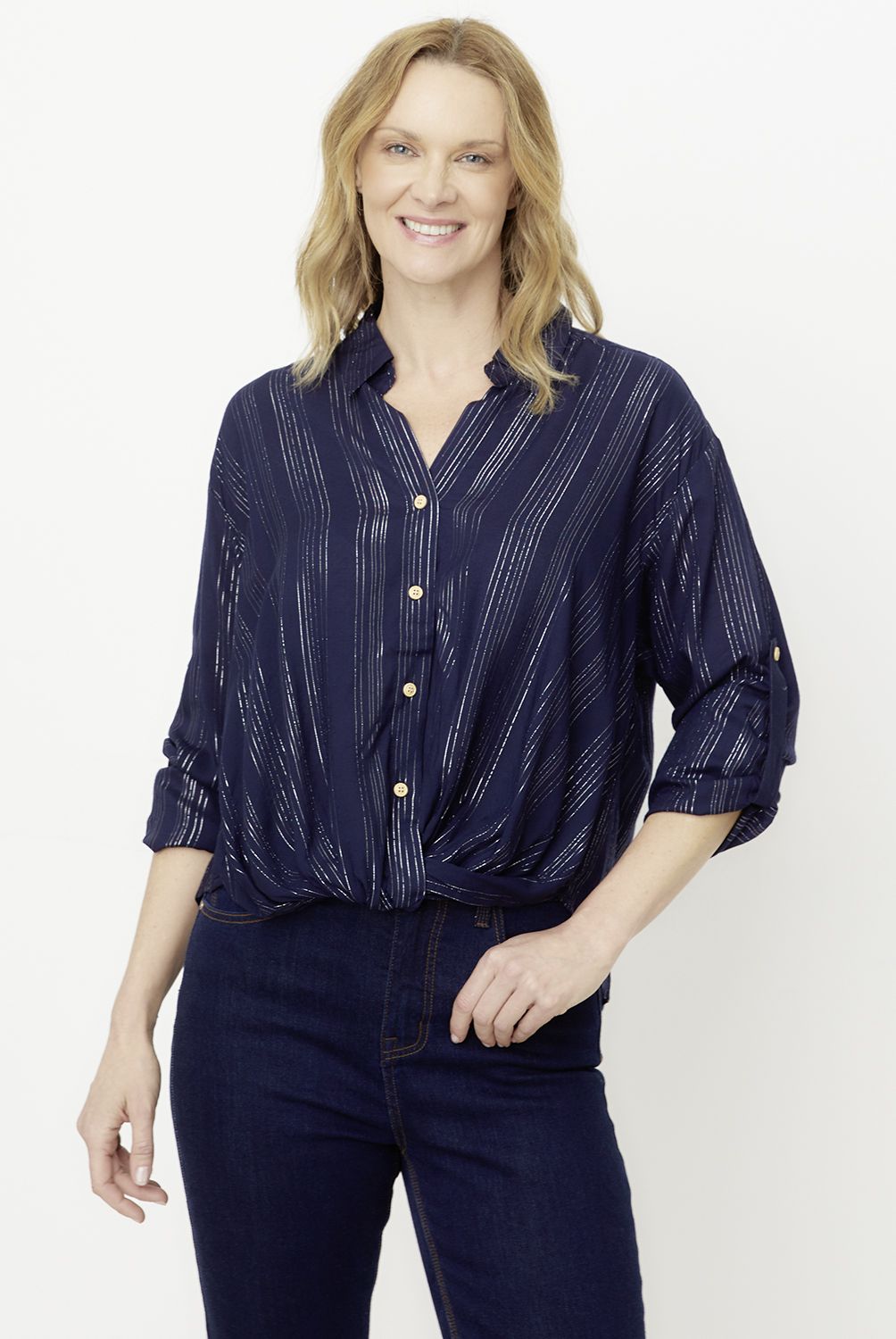 NEWPORT - Blusa Manga Larga Mujer Newport