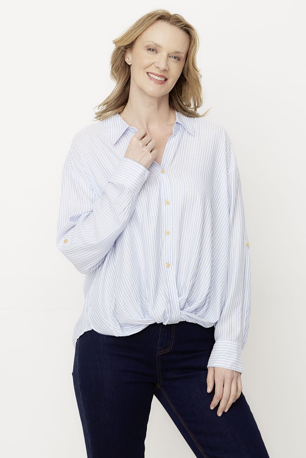 NEWPORT - Blusa Manga Larga Mujer Newport