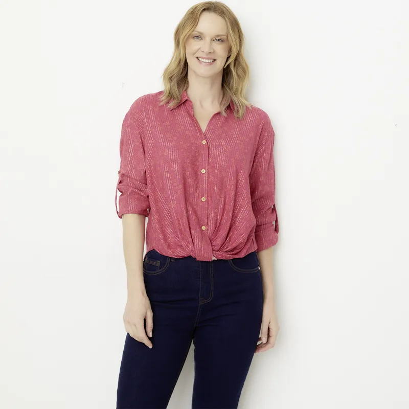 NEWPORT - Blusa Manga Larga Mujer Newport