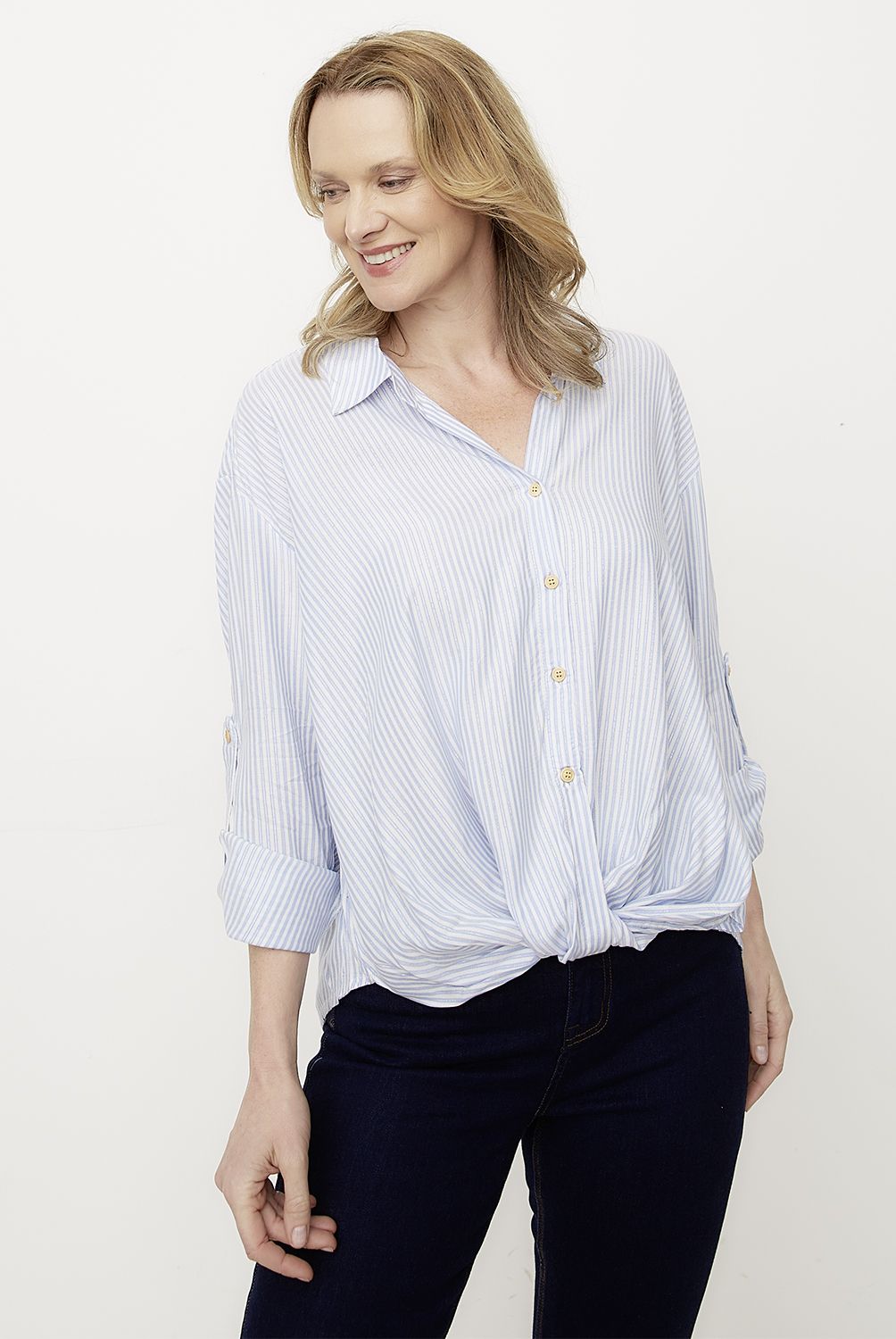 NEWPORT - Blusa Manga Larga Mujer Newport