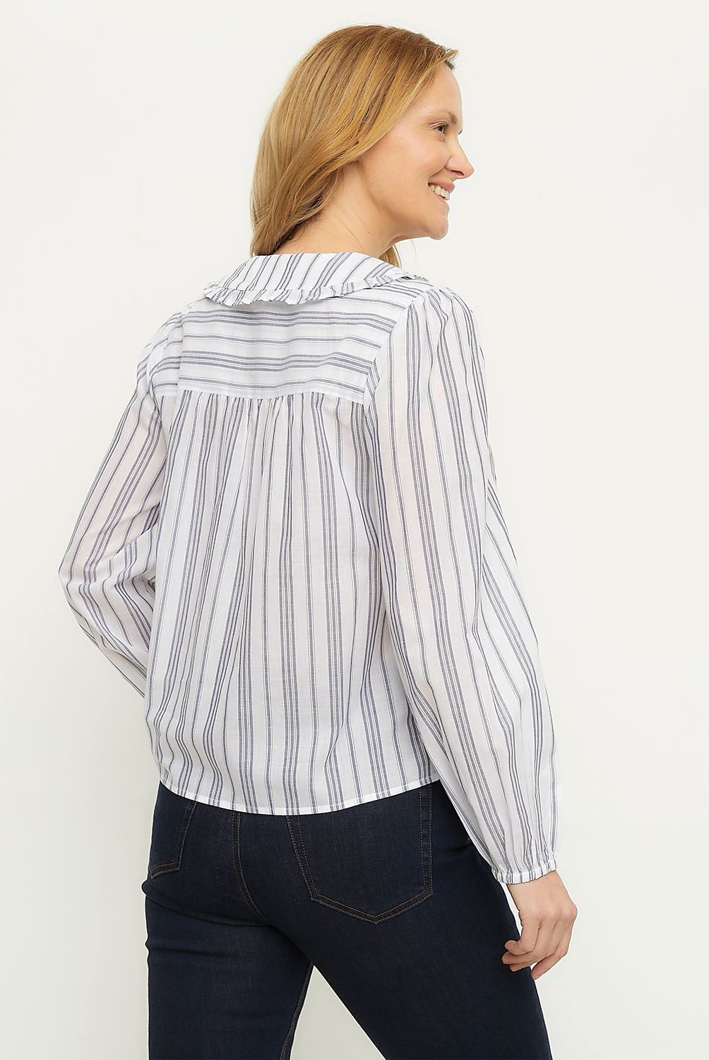 NEWPORT - Blusa Manga Larga Algodón Mujer Newport