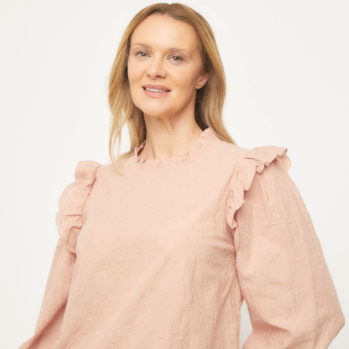 NEWPORT - Blusa Manga Larga Algodón Mujer Newport