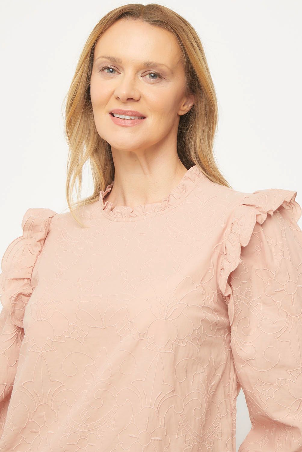 NEWPORT - Blusa Manga Larga Algodón Mujer Newport