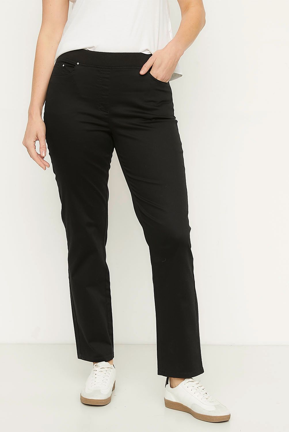 NEWPORT - Pantalón Tiro Alto Mujer Newport
