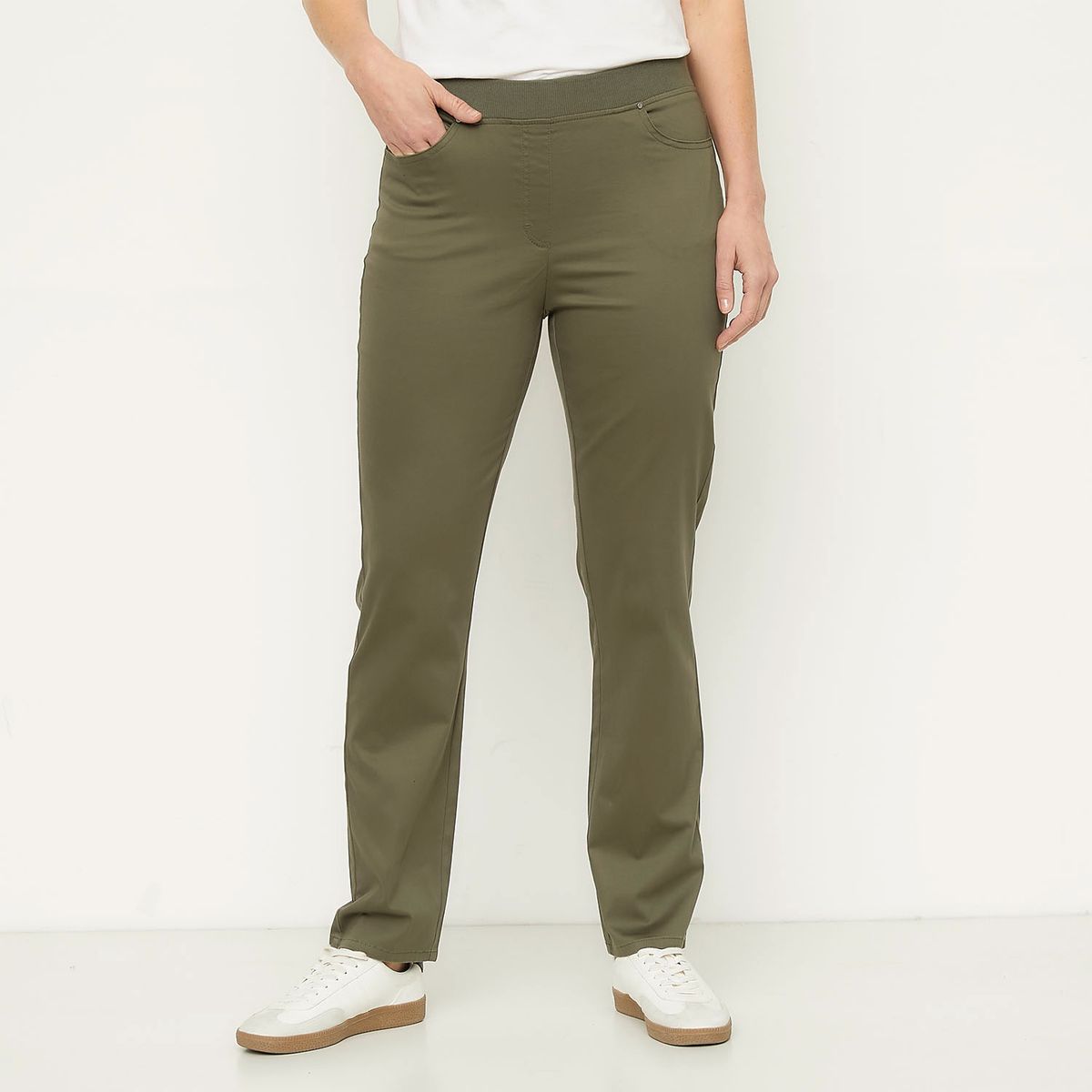 NEWPORT - Pantalón Tiro Alto Mujer Newport