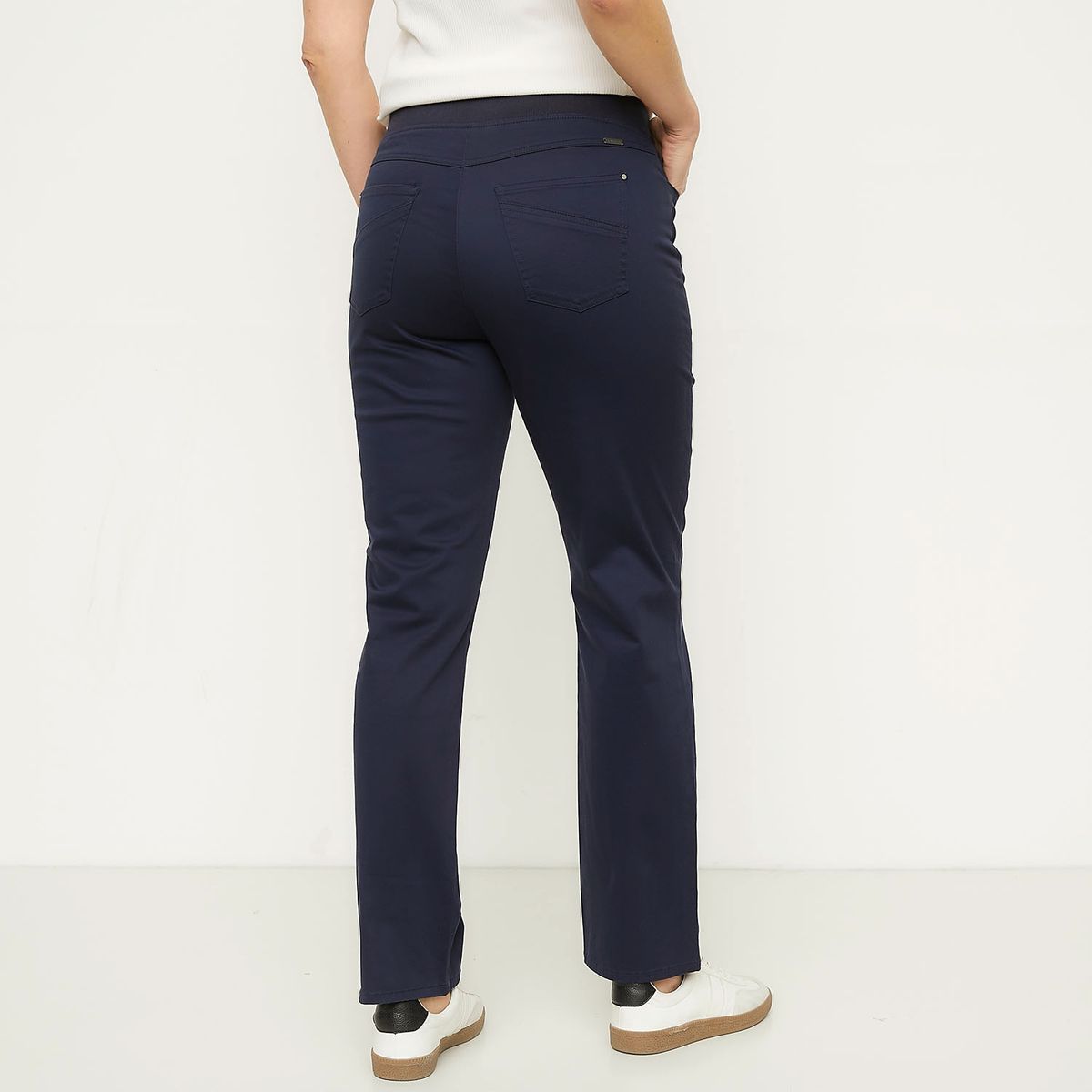 NEWPORT - Pantalón Tiro Alto Mujer Newport