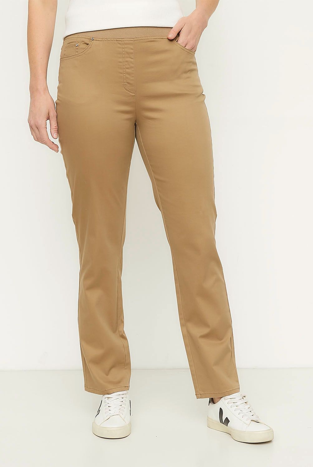 NEWPORT - Pantalón Tiro Alto Mujer Newport