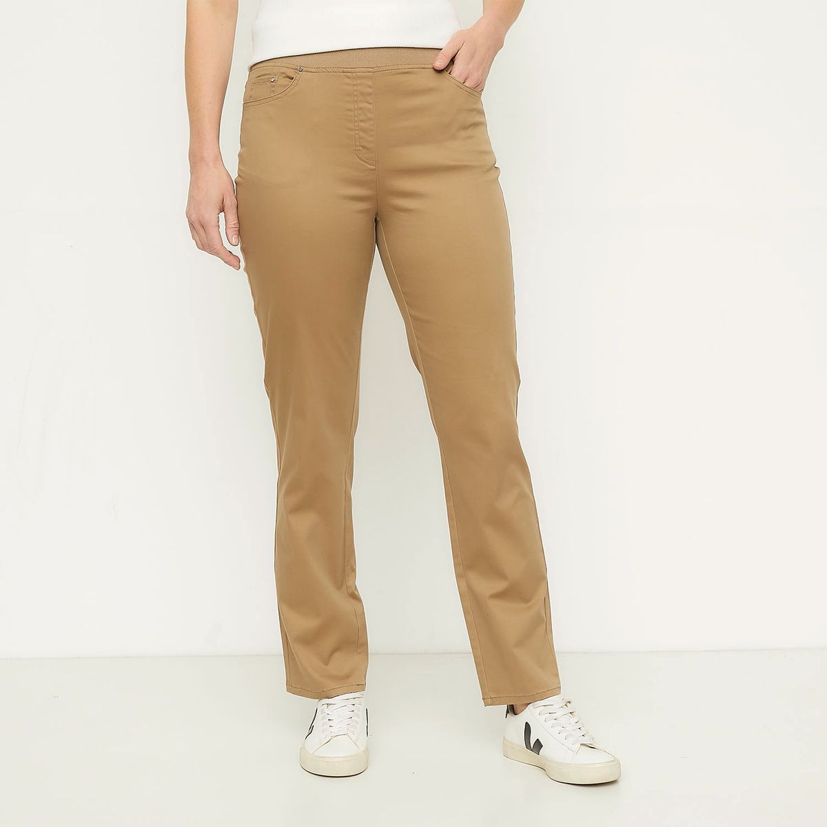 NEWPORT - Pantalón Tiro Alto Mujer Newport