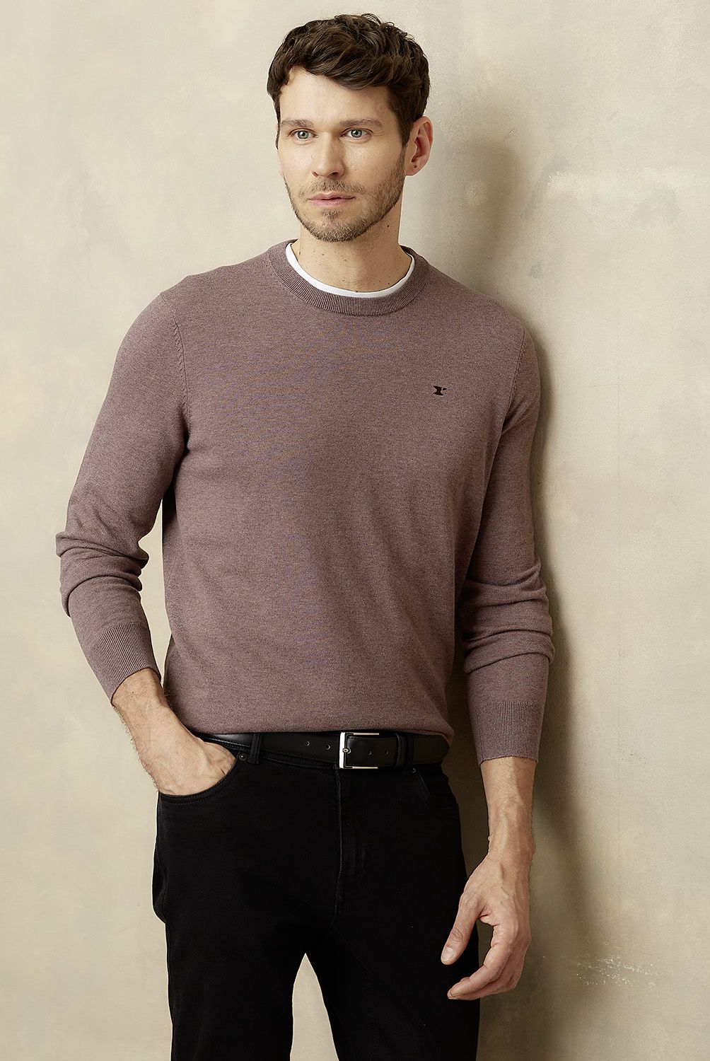 WOLF&HANK - Sweater Algodón Cuello Redondo Wolf&Hank Hombre Regular Fit