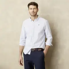 WOLF&HANK - Camisa Manga Larga Algodón Slim Fit Hombre